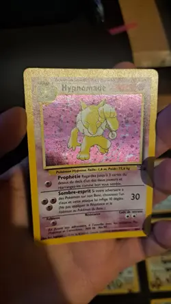 Hypnomade Hypno French 8/62 - Pokemon Fossil Unlimited Holo Card - Image 4