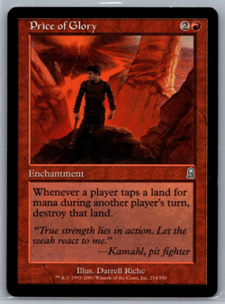 Magic The Gathering Odyssey Price of Glory #214/350 MTG TCG CCG - Image 1