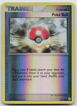 Pokemon Card Poke Ball REVERSE HOLO Diamond and Pearl 110/130 - Image 1