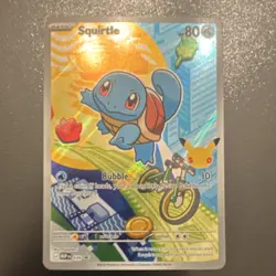 Pokemon Squirtle 039 MEP Promo Stamped Holo 80 HP 10 Attack Card English - Image 1