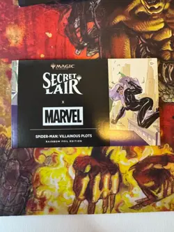 MTG: Secret Lair x Marvel's Spider-Man: Villainous Plots Rainbow FOIL SEALED NEW - Image 1
