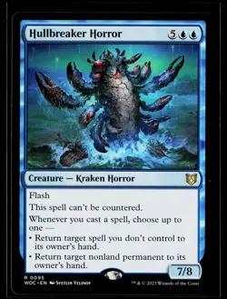 Commander: Wilds of Eldraine #95 Hullbreaker Horror - Image 1