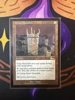 **Grim Monolith** ~Urza's Legacy~ MTG: Magic the Gathering, Lightly played - Image 1