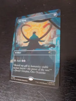 Sol Ring 1988 Foil Marvel's Spider-Man: Villainous Plot Secret Lair - Image 3