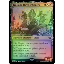 Foil Trostani, Three Whispers (showcase)(322) M/NM MTG Murders At Karlov Manor - Image 1
