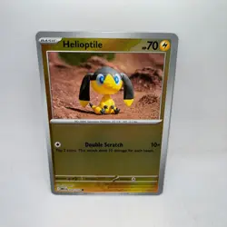 Helioptile 052/132 Common Mega Evolution Pokemon Reverse Holo Near Mint - Image 1