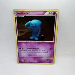 Wobbuffet 13/123 Holo Rare HeartGold & SoulSilver Pokemon Holo Lightly Played - Image 1