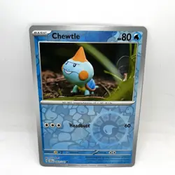 Chewtle Reverse Holo 043/142 Stellar Crown Pokemon TCG Yuka Morii - Image 1