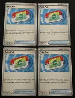 Poke Pad 081/088 Uncommon X4. Pokemon ME03: Perfect Order 4x Playset - Image 1