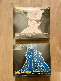 Mega Evolution Pokemon Center Sealed Elite Trainer Box ETB - Gardevoir + Lucario - Image 1