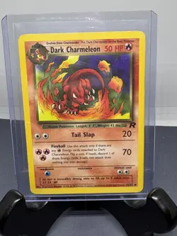 Vintage Pokemon TCG Dark Charmeleon Uncommon 32/82 Team Rocket LP - Image 3