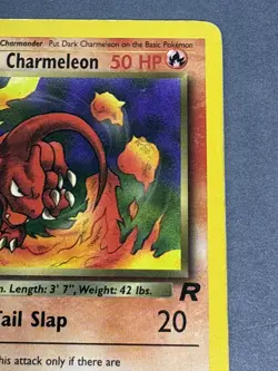 Vintage Pokemon TCG Dark Charmeleon Uncommon 32/82 Team Rocket LP - Image 5