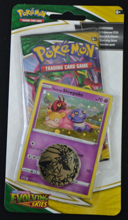 Pokemon TCG Evolving Skies Blister Pack with Slowpoke Promo SEALED - Image 1