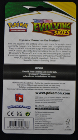 Pokemon TCG Evolving Skies Blister Pack with Slowpoke Promo SEALED - Image 2