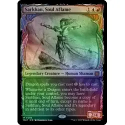 FOIL SARKHAN, SOUL AFLAME (SHOWCASE) March Of The Machine: The Aftermath MAT MTG - Image 1