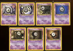 Unown D F M N E I O Set Ex/NM- 1st Edition 47 48 49 50/75 Neo Discovery Pokemon - Image 1