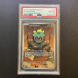 Pokemon TCG - ME1 Mega Evolution - IR Marshadow 146/132 - PSA 10 - Image 1