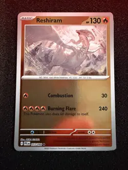 Reshiram 017/094 Reverse Holo Pokemon TCG: Phantasmal Flames - Image 1