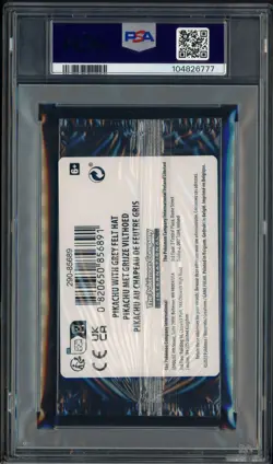 Pokemon Pikachu with Grey Felt hat Van Gogh 085 Graded Sealed Promo PSA 10 - Image 3