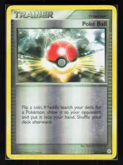 Poke Ball Reverse Holo Uncommon Pokemon Diamond and Pearl 110/130 MP - Image 1