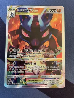 Lucario VSTAR SWSH291 Holo Promo Sword & Shield Promo Pokemon Holo NM - Image 1