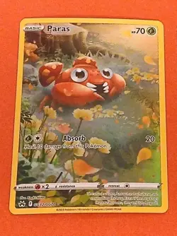 Pokemon Sword & Shield Crown Zenith Paras GG32/GG70 Galarian Gallery - Image 1