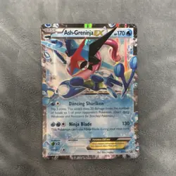 Pokemon Ash-Greninja EX Promo Foil Oversized XY133 Basic 170 HP - Image 1