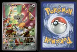 Minccino 182/162 Illustration Rare Temporal Forces Pokemon NM/M - Image 3