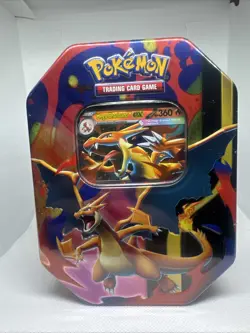 Pokemon Mega Charizard Y EX Tin Sealed | Brand New Charizard Collectible - Image 2
