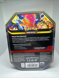 Pokemon Mega Charizard Y EX Tin Sealed | Brand New Charizard Collectible - Image 3
