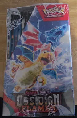 Brand new and factory sealed Obsidian Flames Booster Box from the Pokemon Tradin - Image 2