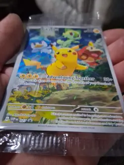 2xSEALED Pokemon Pikachu SVP 027 Scarlet & Violet Full Art Holo Black Star Promo - Image 3