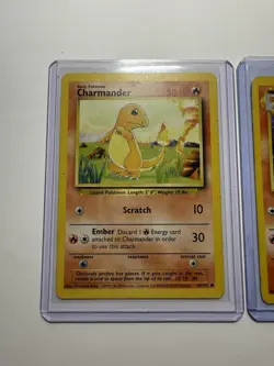 Pokemon TCG Charmander/Charmeleon Base Set, Unlimited Pair - Image 2
