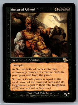 Magic The Gathering Judgment Sutured Ghoul #73/143 MTG TCG CCG - Image 1