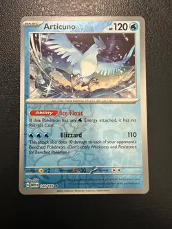 Pokemon TCG - Articuno 144/165 - Reverse Holo - 151 - Image 1