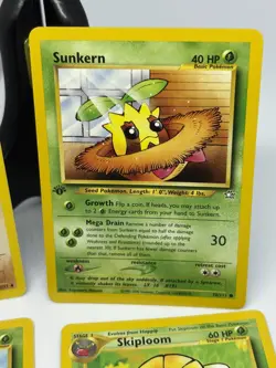 Pokemon TCG Phanpy 43, Sunkern 78, Hoppip 61, Skiploom 1ST Editions Neo Genesis - Image 3