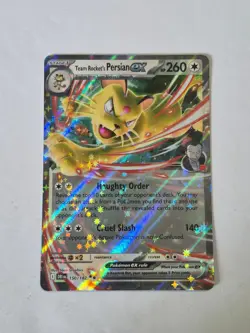 Team Rocket's Persian ex 150/182 Double Rare Destined Rivals Pokemon Holo NM - Image 1