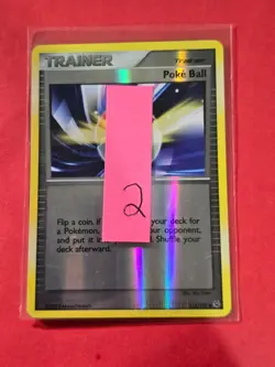 2009 Pokemon TCG Platinum #113 Poke Ball, REVERSE HOLO, UC, cd2 - Image 3