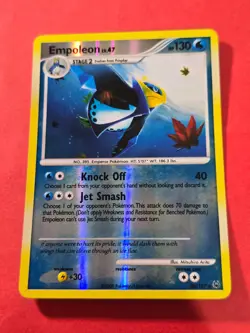 2009 Pokemon TCG Platinum #26 Empoleon, REVERSE HOLO, Rare, cd1 - Image 1