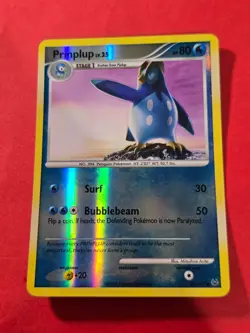 2009 Pokemon TCG Platinum #59 Prinplup, REVERSE HOLO, UC, cd1 - Image 1