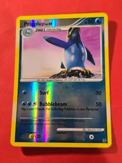 2009 Pokemon TCG Platinum #59 Prinplup, REVERSE HOLO, UC, cd2 - Image 1