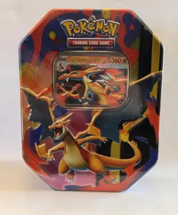 Pokemon TCG Mega Charizard Y Ex Tin Sealed! - Image 1