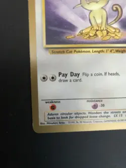 Pokemon TCG Meowth Fruit Roll Up Gold Bordered Promo 56/64 - Image 4