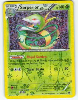 Serperior - Reverse Holo - RC3/RC25 Legendary Treasures - Pokemon TCG - 2013 - Image 1