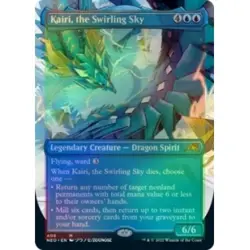 FOIL KAIRI, THE SWIRLING SKY (BORDERLESS) Kamigawa: Neon Dynasty NEO Magic MTG - Image 1