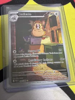 Pokemon Raticate 099/088 Perfect Order Illustration Rare Holo - Image 1