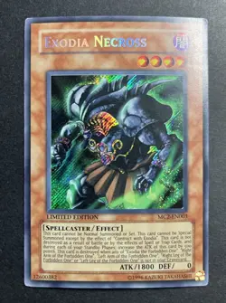 Yu-Gi-Oh! TCG Konami Exodia Necross MC2-EN003 Limited Secret Holo - Image 1