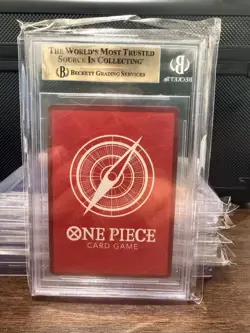 Portgas.D.Ace Alt Art OP13-002 Carrying On His Will Foil Leader BGS 9.5 GEM MINT - Image 2