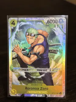 One Piece Roronoa Zoro (OP15-113) Adventure on Kami’s Island English SR - Image 1