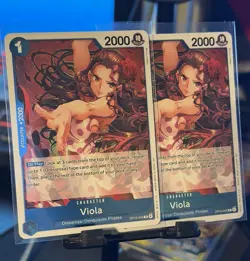(2) One Piece OP15-040 Viola Rare Adventure On Kami’s Island - Image 1